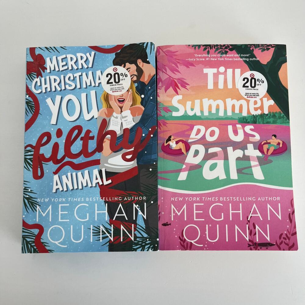 Meghan Quinn Books - Till Summer Do Us Part & Merry Christmas You Filthy Animal